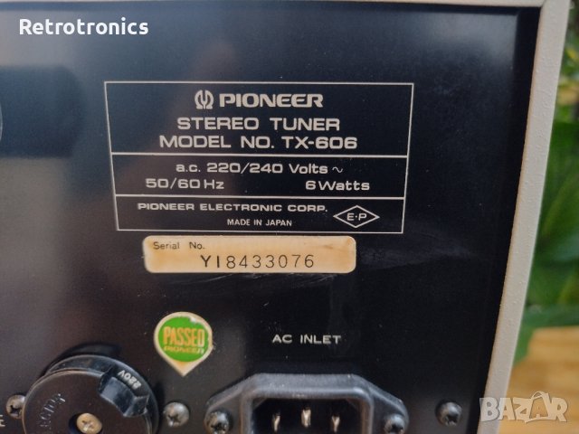   Pioneer sa-606  Pioneer TX-606, снимка 10 - Ресийвъри, усилватели, смесителни пултове - 37271949