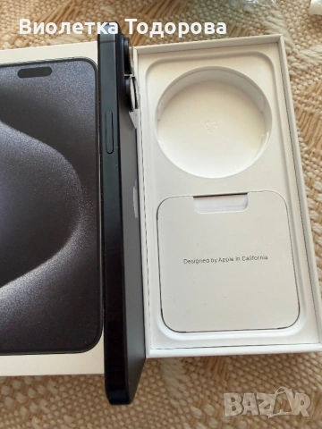 iPhone 15 Pro Max, 256GB, Blue Titanium, снимка 4 - Apple iPhone - 53121018
