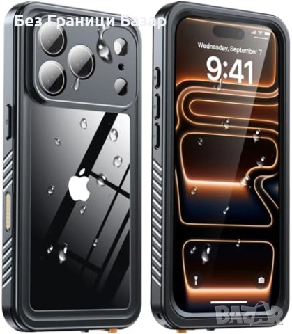 Нов Защитен калъф iPhone 17 Pro 6.3" против удари и надраскване Айфон кейс