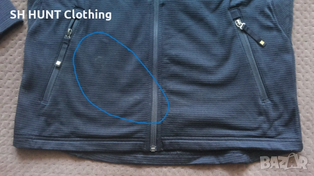 Snickers 9438 Body Mapping Micro Fleece Work Jacket размер M работна блуза W4-429, снимка 6 - Суичъри - 52111701