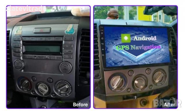 FORD EVEREST RANGER MAZDA BT-50 2006-2010 - 9'' Андроид Навигация, 9123, снимка 4 - Аксесоари и консумативи - 31822344