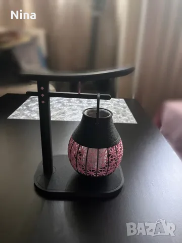 Декоративен LED свещник с японски мотив шокко (Shokkō)