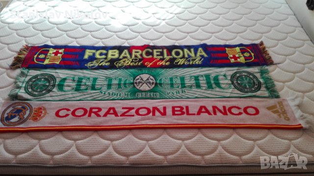 Футболни шалове Bayern M., Barcelona, Celtic, Real M. etc., снимка 9 - Футбол - 31910007