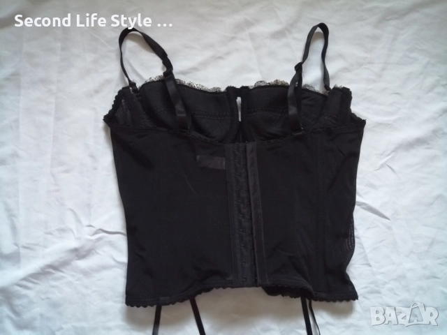 85C блестящ прозрачен корсет бюстие с бродерия цветя Milanni, снимка 18 - Корсети, бюстиета, топове - 52954415