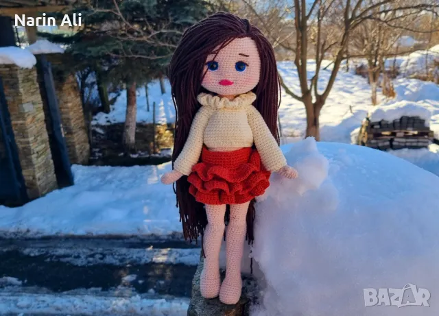 Плетена играчка -кукла, снимка 2 - Други - 48804348