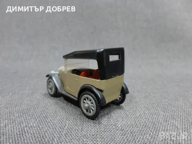 СТАРА РЕТРО СОЦ ГДР МЕТАЛНА КОЛИЧКА МАЩАБЕН МОДЕЛ DIXI 1927 ESPEWE 1/50, снимка 3 - Колекции - 56110952