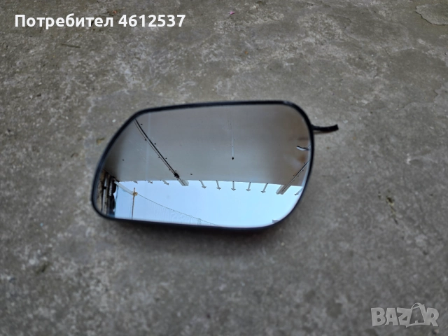 Стъкло с ел.моторче/машинка за ляво огледало на Мазда 3 (2003-2009)