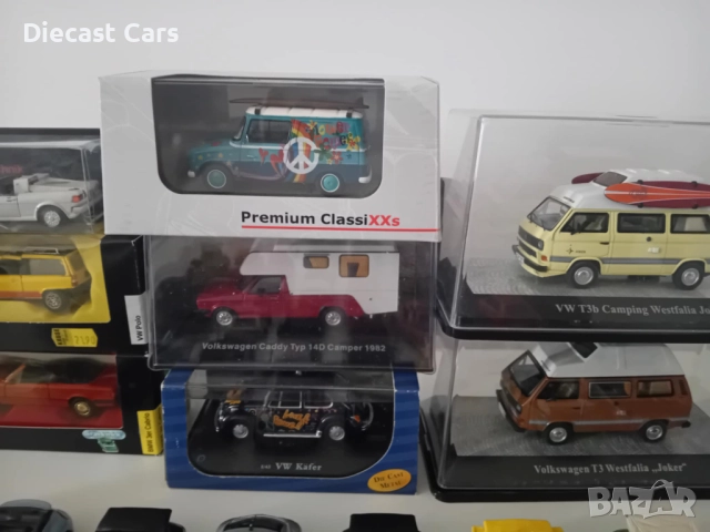 VW Jetta, Golf, Polo, New Beetle, Corrado, Caravelle 1:43, снимка 8 - Колекции - 51740662