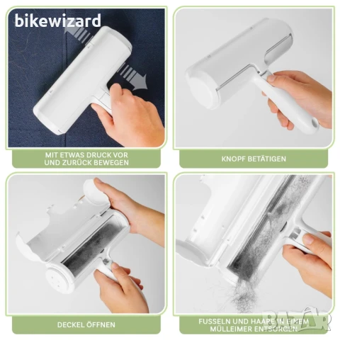 Just|fyn - 2 в 1 валяк за мъхчета за премахване на котешка и кучешка козина НОВО, снимка 2 - За кучета - 50766153