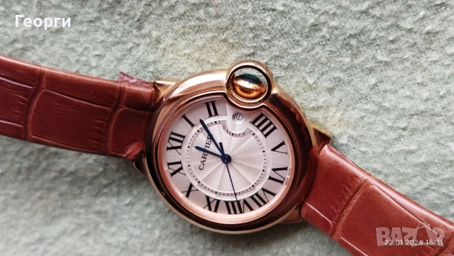 Cartier часовник , снимка 4 - Мъжки - 53189853