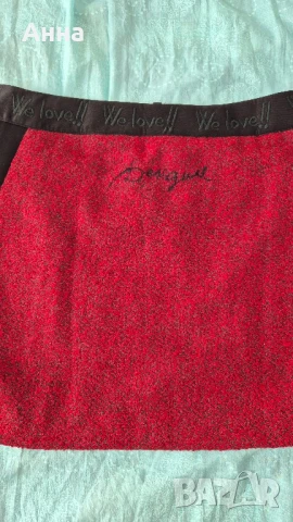 зимна къса пола desigual, снимка 5 - Поли - 50780347