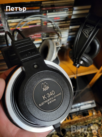 AKG K340 слушалки !!!СИВ драйвер тежък бас версия_BASSHEAD, снимка 4 - Слушалки и портативни колонки - 44740383