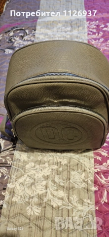 Дамска сива чанта раница 