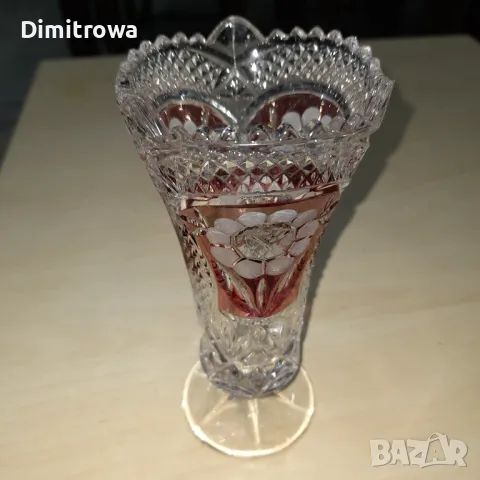 Намалена цена 26лв Кристална вазичка