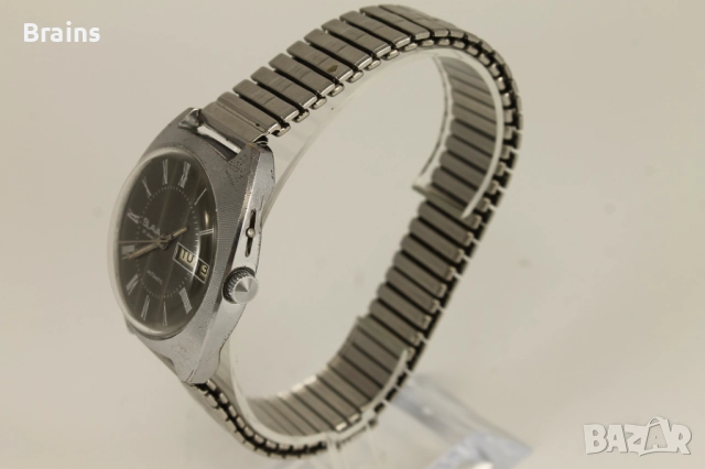 Руски Ръчен Часовник SLAVA 2627 Automatic Със 27 Камъка, снимка 5 - Мъжки - 52734077