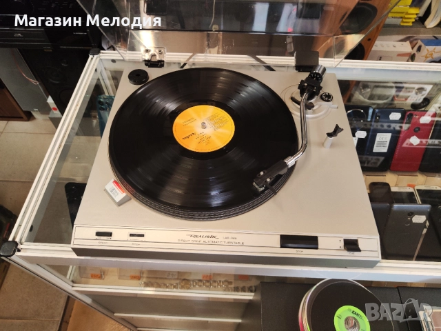 Грамофон Realistic LAB-395 Direct Drive В отлично техническо и визуално състояние., снимка 4 - Грамофони - 52752498
