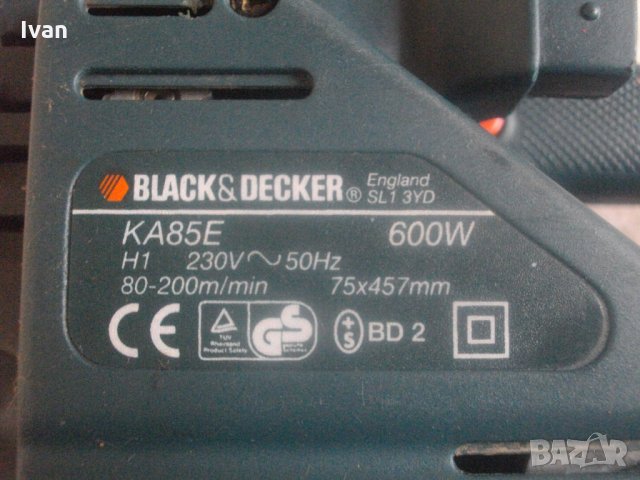 600 Вата-Black Decker-ENGLAND-Регулация-Лентов Шлайф-Английски-Блек Декер, снимка 6 - Други инструменти - 33725831