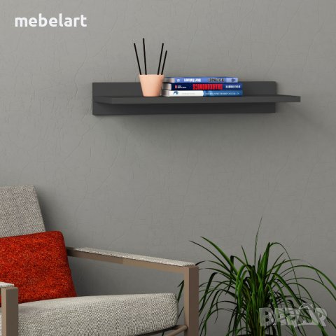 Полица (етажерка, лавица) - Антрацит