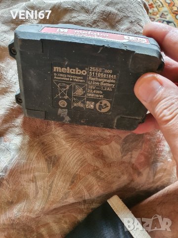 Metabo 18v.Li-Ion Батерия , снимка 2 - Винтоверти - 42064297
