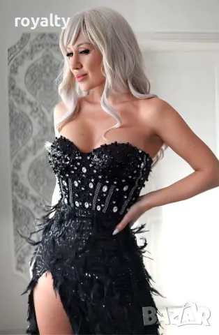 Черна рокля НG9973