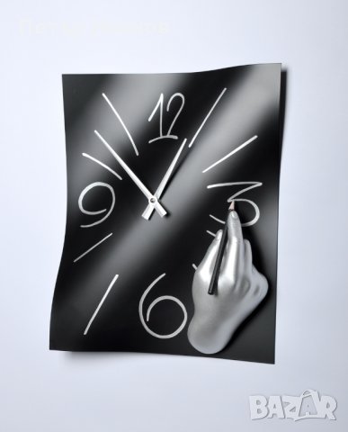 Дизайнерски стенни часовници ръчно изработени в Италия, снимка 7 - Стенни часовници - 31747860