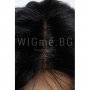 Дълга черна къдрава лейс фронт перука Камелия, снимка 6