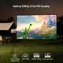 Смарт проектор Aurzen Boom Mini, Google TV, 1080P, 4K, 500 ANSI, WiFi, Bluetooth, снимка 5
