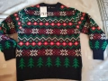 Детски коледен пуловер Zara Fair Isle, размер 10, снимка 6