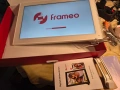 15,6-инчова FRAMEO цифрова фоторамка с 1920x1080 FHD IPS LCD сензорен екран, двоен WiFi, споделяне , снимка 3