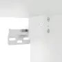 vidaXL Стенен шкаф със стъклени врати, бял, 102x37x35 см, снимка 10