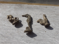 Миниатюрни бронзови фигурки 3 броя - лот 1, снимка 2