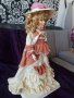 Порцеланова Кукла Уникална 65см Антика , снимка 5