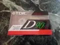 TDK D-90 аудио касета, снимка 1