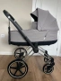 Cybex Priam 3 Platinum Taupe 3 в 1 с черно шаси + кош, дъждобран и подаръци, снимка 1
