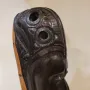 Масивна абаносова африканска фигура статуетка маска, снимка 4
