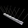 Defender Bird Spikes Ленти със шипове за покрив 5 метра, 15 ленти по 34 см, включва фиксиращ силикон, снимка 3