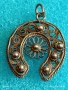 Сребърен медальон ПОДКОВА филигранна изработка символ на късмет и защита 52605, снимка 4