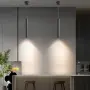 Mikeru висящи LED полилейни лампи за остров, 2 бр., 3 CCT 3000–6500K, регулируеми, снимка 7