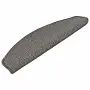 vidaXL Изтривалки за стълби, 15 бр., 65x21x4 см, сиви, полукръгли, големи, снимка 3