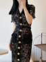 Луксозна  нова дантелена дамска рокля , снимка 1 - Рокли - 44796169