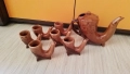Керамичен сервиз за ракия или вино, снимка 10