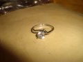 КРАСИВ ФИН СКЪПОЦЕНЕН АРТ ПРЪСТЕН от БЛАГОРОДНА СТОМАНА с ЮВЕЛИРНО ФАСЕТИРАН ИСКРЯЩ ЦИРКОН 27667, снимка 7