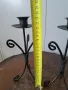 два свещника от ковано желязо    5/2, снимка 5