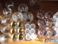 Ретро: кристални сервизи – чаши, чинии - неизползвани, снимка 5