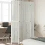 vidaXL Разделител за стая, 4 панела, бял, дърво пауловния масив, снимка 2