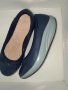 Walkmax Уолкмакс Дамски балерини 39 тъмно сини с панделки, снимка 1 - Дамски ежедневни обувки - 30549378