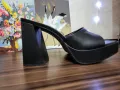 Дамски чехли с широк ток, снимка 3