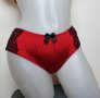 Червени бикини с черна дантела М размер, снимка 4