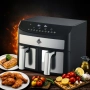 Двоен Air Fryer Queen KK-A02 - 7L, 2400W за здравословно и бързо готвене, снимка 5