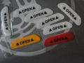 Светлоотразителни Стикери Отворено OPEN за врата 4 броя , снимка 1